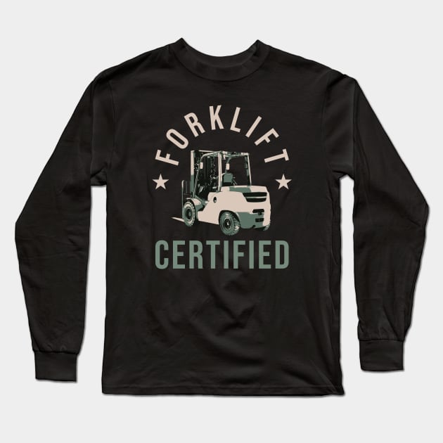 Forklift Certified Long Sleeve T-Shirt by mia_me